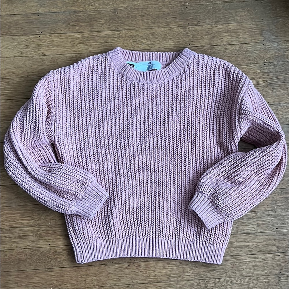 Pink Knit Sweater, so cozy!